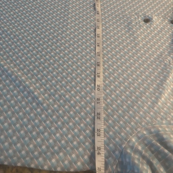 CHASE 54 XL POLO GOLF SS LEISURE WEAR AQUA & GREY - Picture 11 of 14